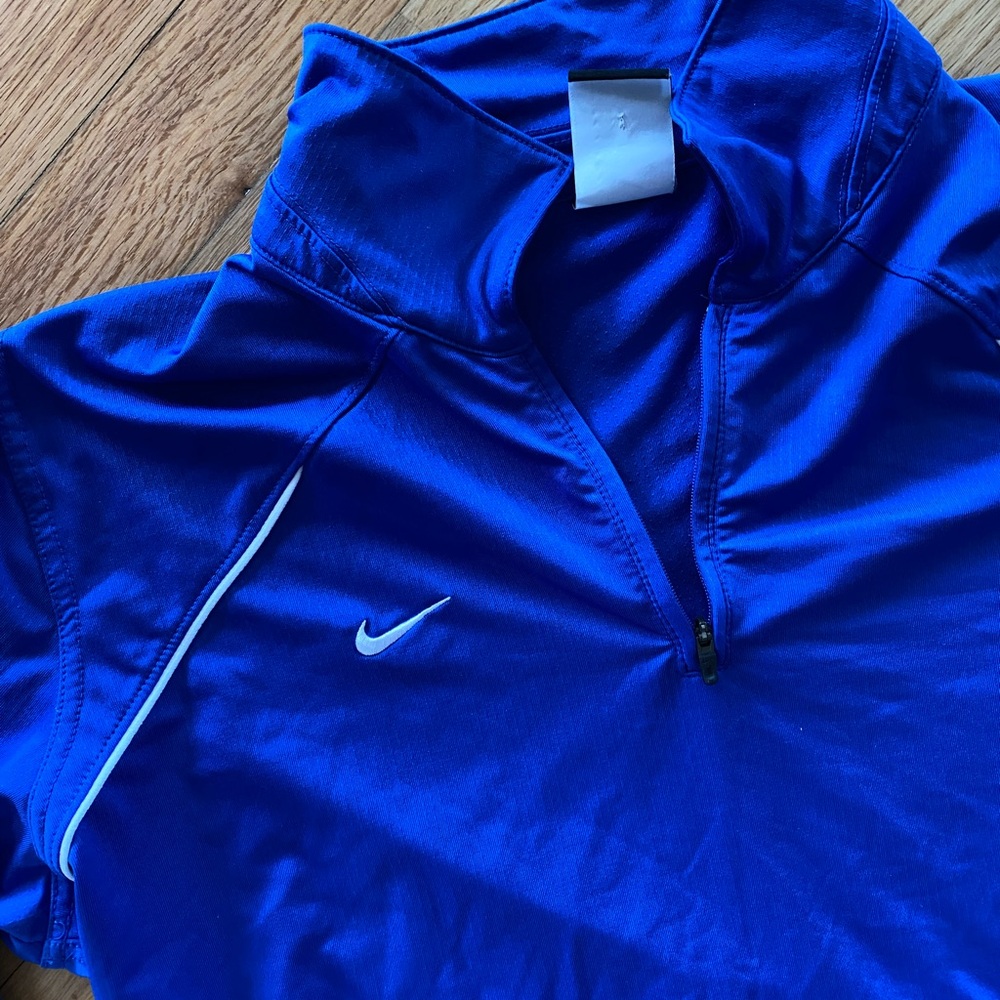 Nike Dri-FIT Element Quarter Zip Running Pullover – Royal Blue – XL - Picture 4 of 5